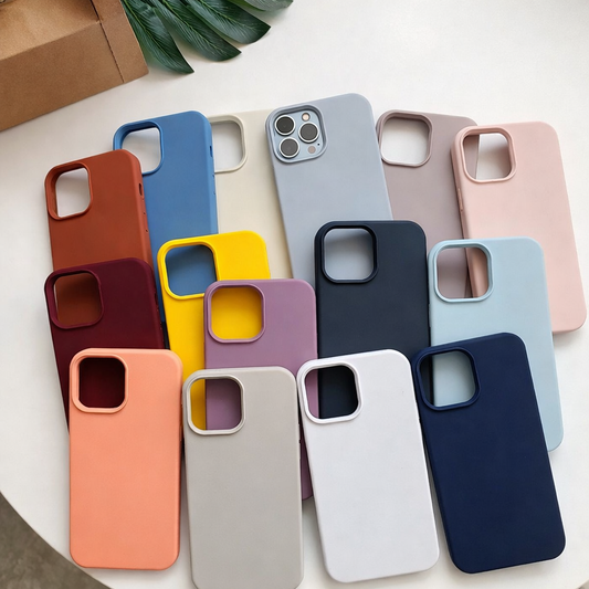 Apple Original Silicone Case for iPhone 13 Pro Max/13 Pro/13 - iPhone 12 Pro Max/12 Pro/12 - iPhone 11 Pro Max/11 Pro/11 - Official Logo Cover